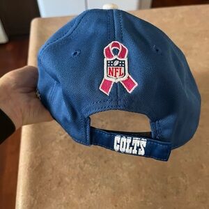 EUC NFL Reebok Colts Baseball Cap - Breast Cancer Awareness Collab